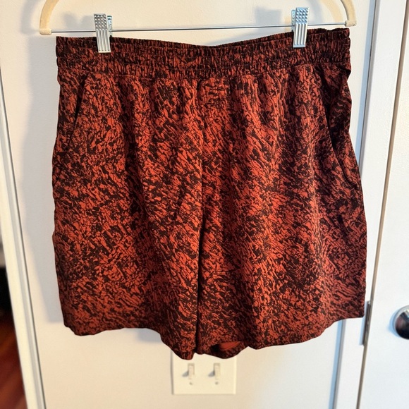 lululemon athletica Other - LULULEMON marbled burnt orange athletic shorts